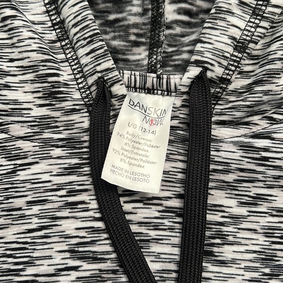 2/$10 Danskin Now activewear workout hoodie. Lightweight Soft large 12/14 - Picture 2 of 2